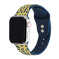 Geometric Printed Silicon Bands With Pins for Apple Watch