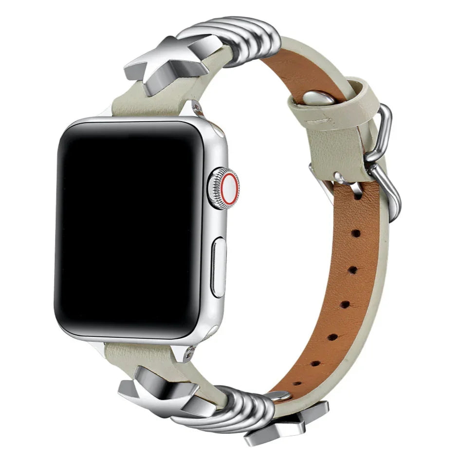 Austin Star Leather Band for Apple Watch – Posh Tech