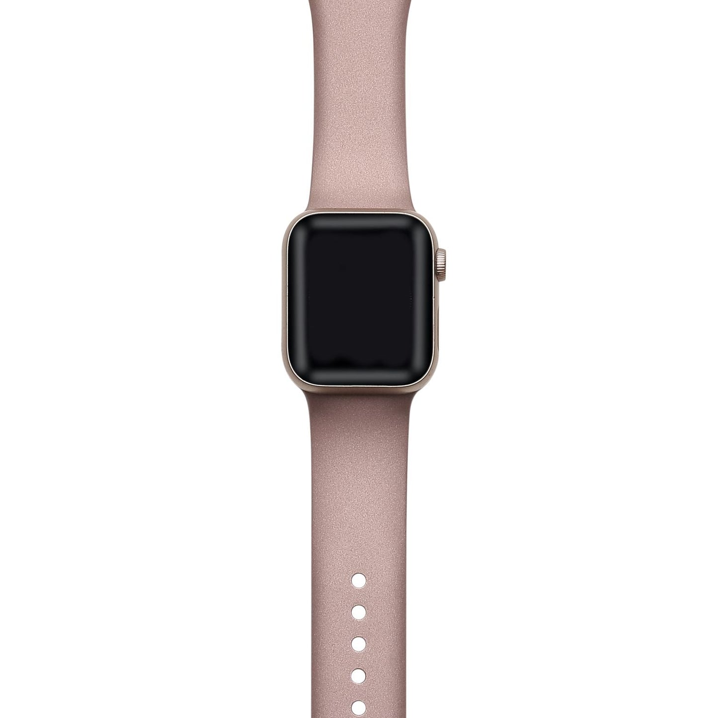 Metallic Silicone Band for Apple Watch