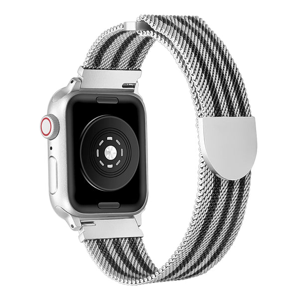 Infinity Bi-Color Stainless Steel Mesh Replacement Band for Apple Watch