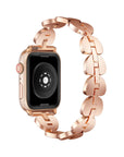 Julia Sleek Metal Link Apple Watch Replacement Band