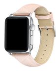 Quilted genuine leather band for apple watch