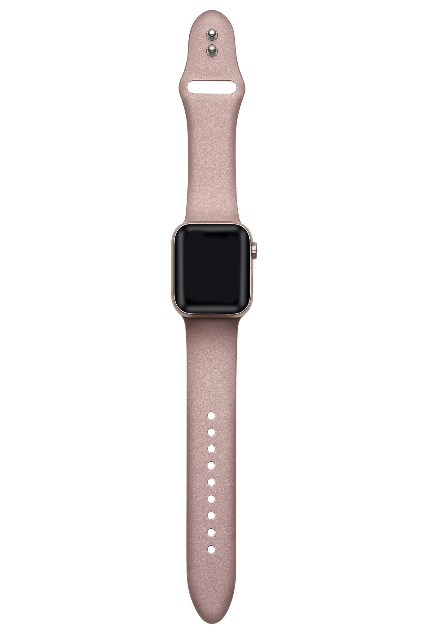 Metallic Silicone Band for Apple Watch