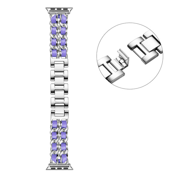 Stainless Steel &amp; Rope Braided Replacement Bands for Apple Watch - FINAL SALE