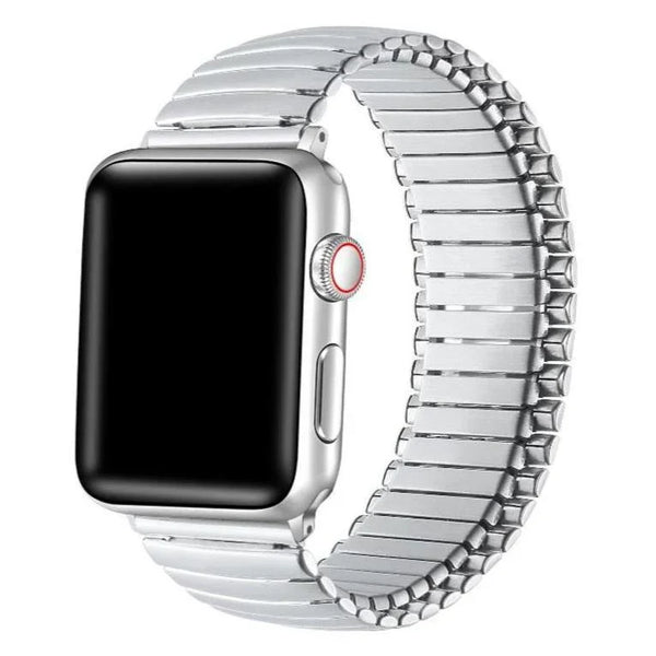 Slink Elastic Steel Apple Watch Band | Posh Tech