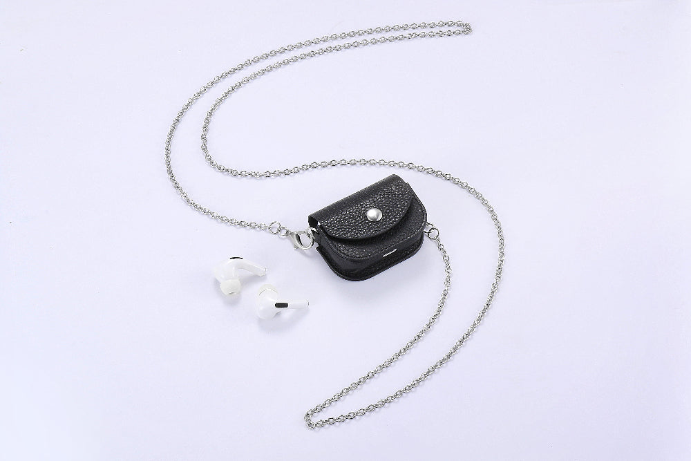 Leather Purse Case for AirPods Pro