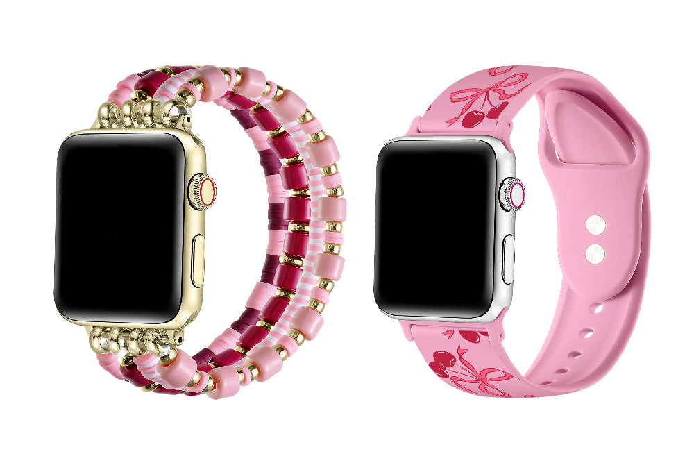 Printed Silicone + Emily Band Bundle for Apple Watch