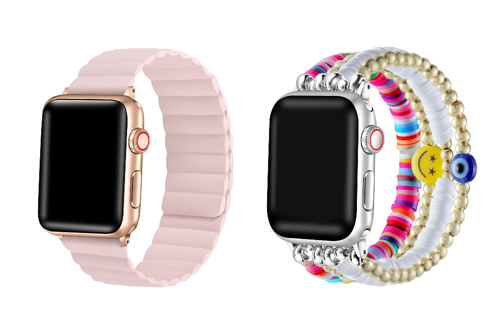 Magnetic Silicone + Bestie Band Bundle for Apple Watch