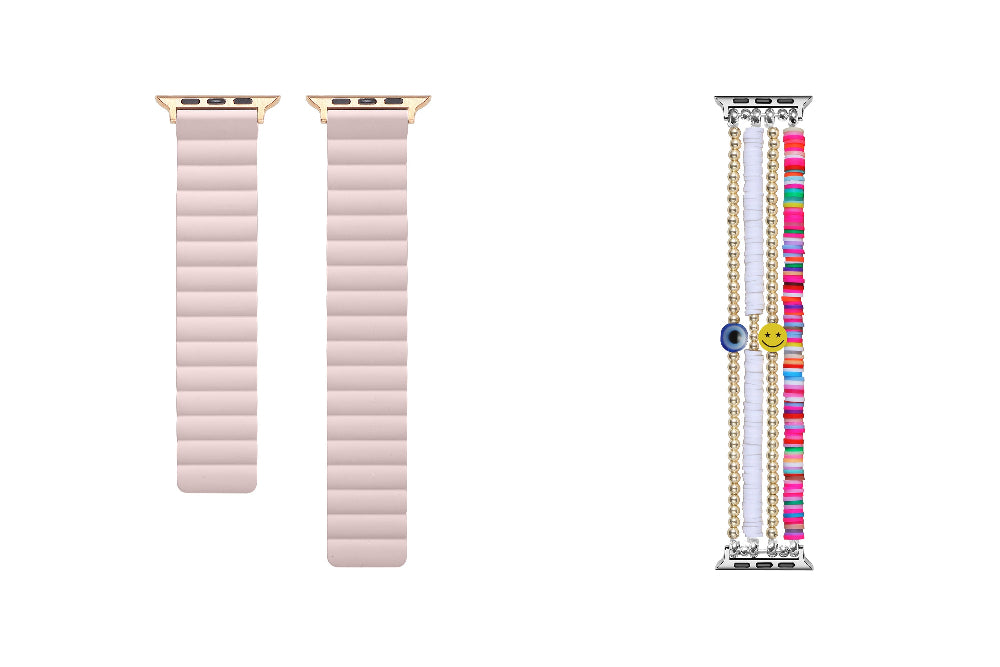 Magnetic Silicone + Bestie Band Bundle for Apple Watch