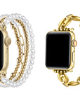 Penny + Poppy Gold Band Bundle For Apple Watch
