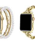 Penny + Poppy Gold Band Bundle for Apple Watch