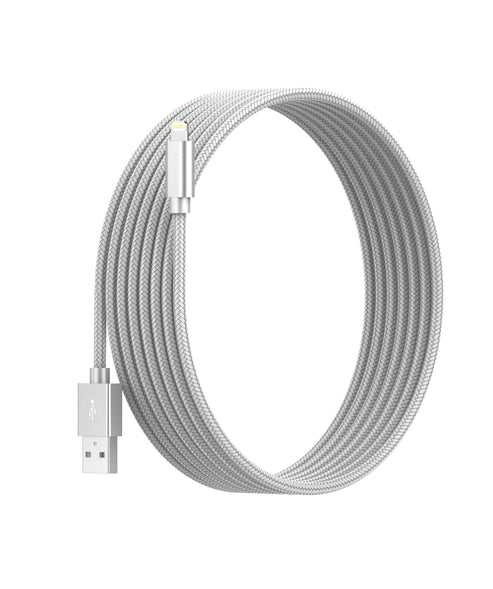 6 FT MFI Certified Braided Lightning to USB Charge & Sync Cable for iPhone, iPad, iPod