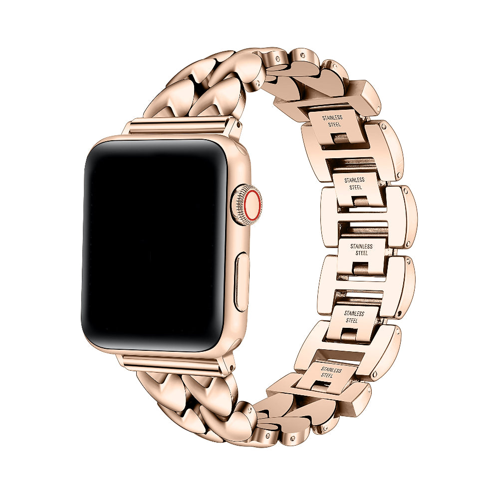Crush Stainless Steel Heart Band for Apple Watch
