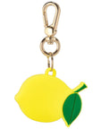 Lemon Silicone Bag Charm for AirTag® Front Detail