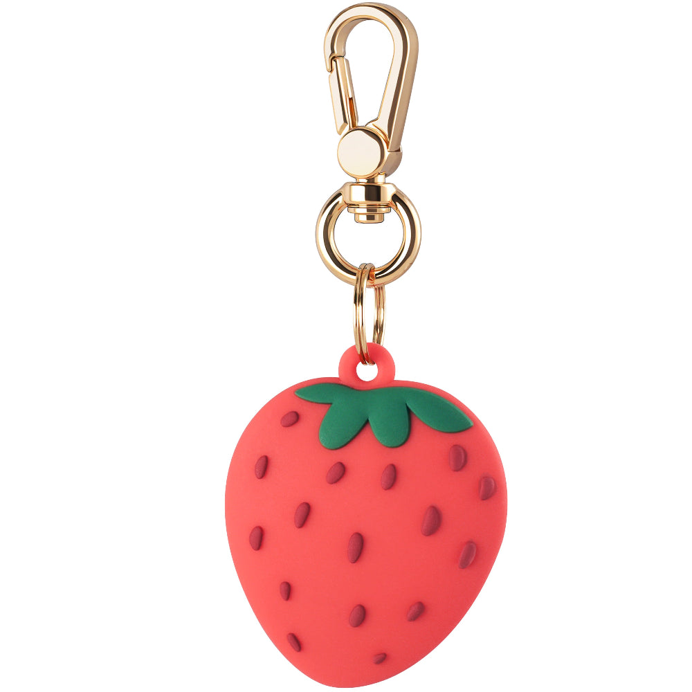 Strawberry Silicone Bag Charm for AirTag®