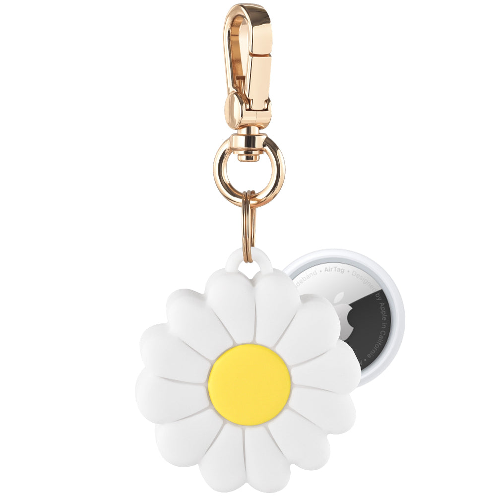 Daisy Silicone Bag Charm for AirTag®