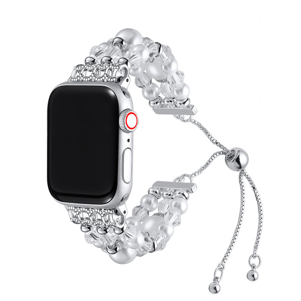 Celina Bead & Faux Pearl Bracelet Band for Apple Watch