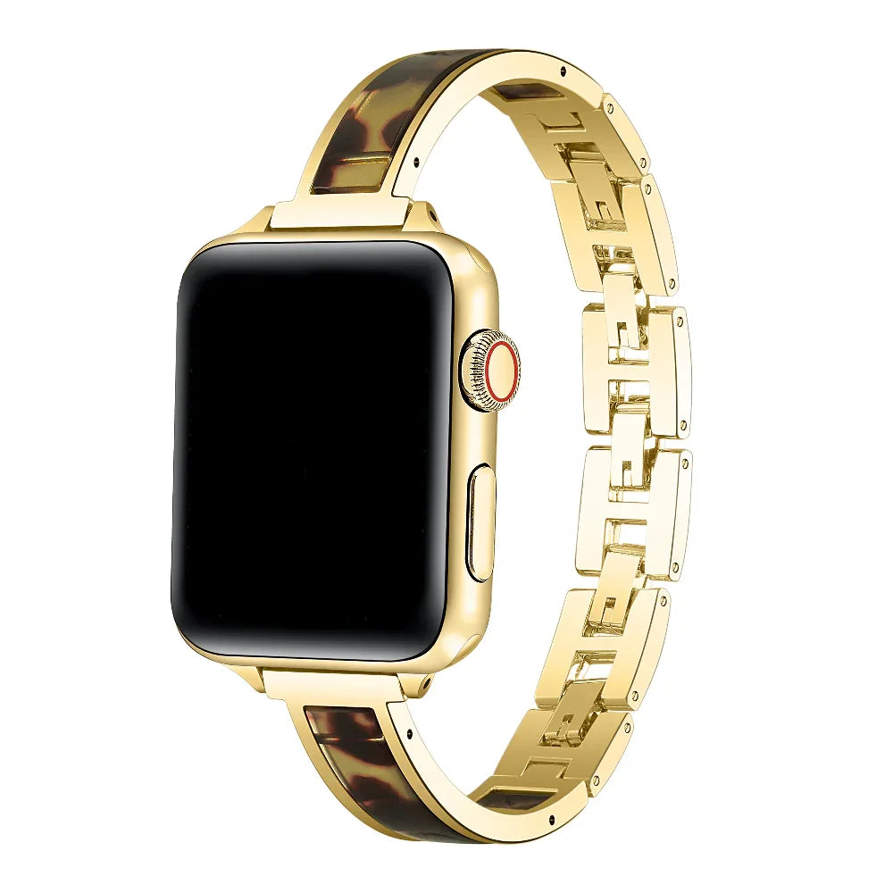 Addison Tortoise Metal Band For Apple Watch – Posh Tech