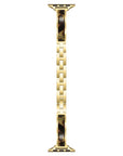 Addison Tortoise Stainless Steel Apple Watch® Band Clasp and Link Detail