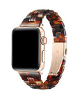 Autumn Tortoise Resin Apple Watch® Band by Posh Tech