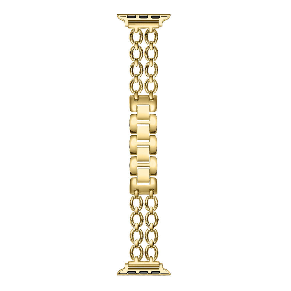 Gold Joan Apple Watch Band - close-up of chain-link detail