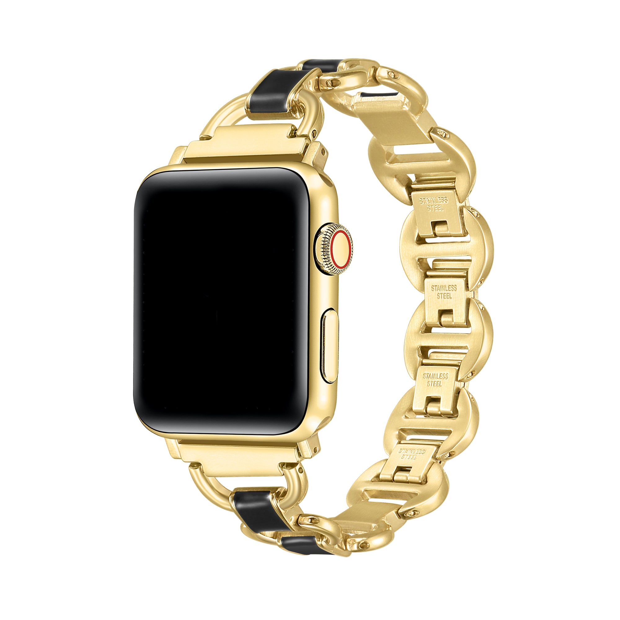 Lottie Enamel + Stainless Steel Band for Apple Watch