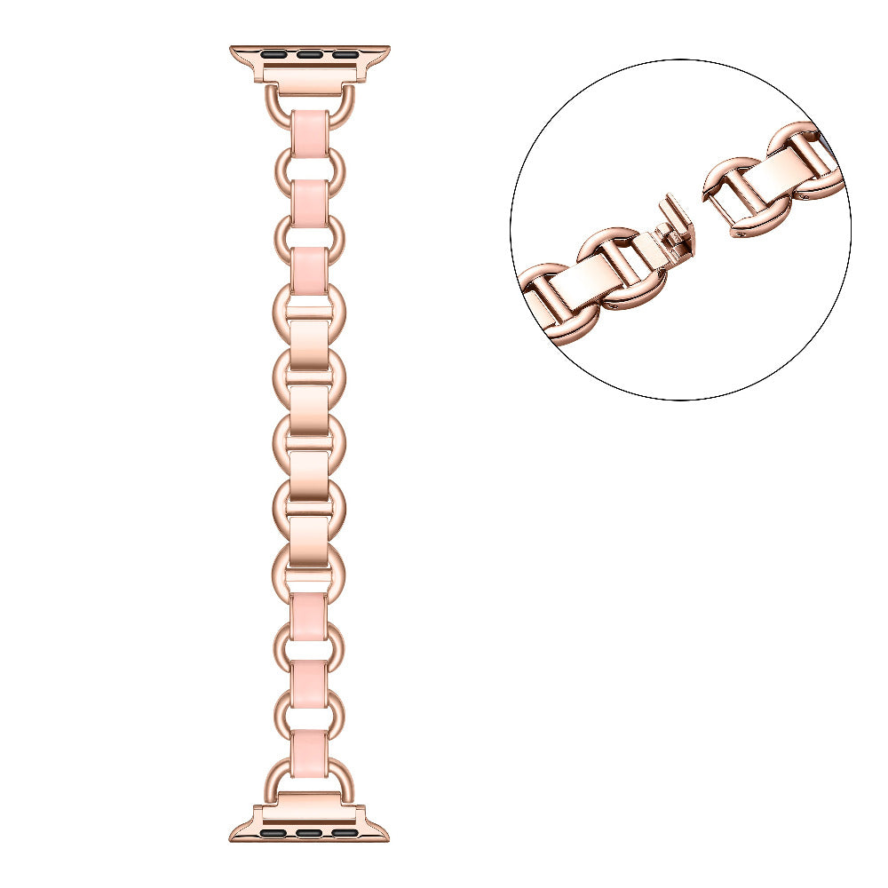 Rose Gold Lottie Apple Watch Band - additional detail view