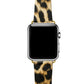 Leopard Leather Apple Watch Band