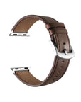 Drake Chocolate Leather Band for Apple Watch® Buckle Closure