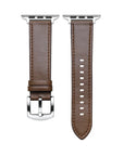 Drake Chocolate Leather Band for Apple Watch® Adapters and Closure