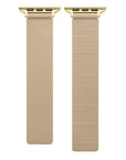 Taupe Silicone Strap with Apple Watch Connectors