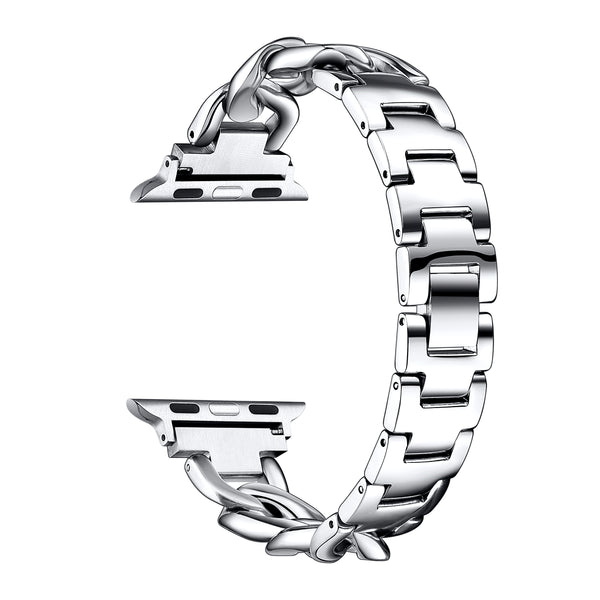 Nikki Chain-Link Stainless Steel Replacement Band for Apple Watch