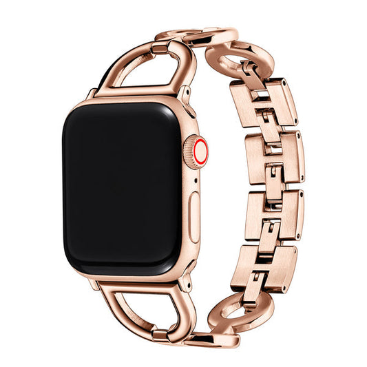 Colette Stainless Steel Circle Link Replacement Band for Apple Watch 