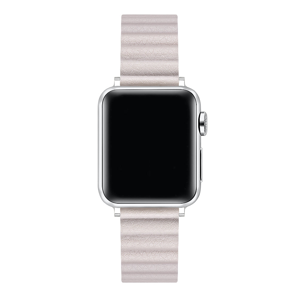 Dakota Magnetic Lilac Leather Band for Apple Watch® by Posh Tech