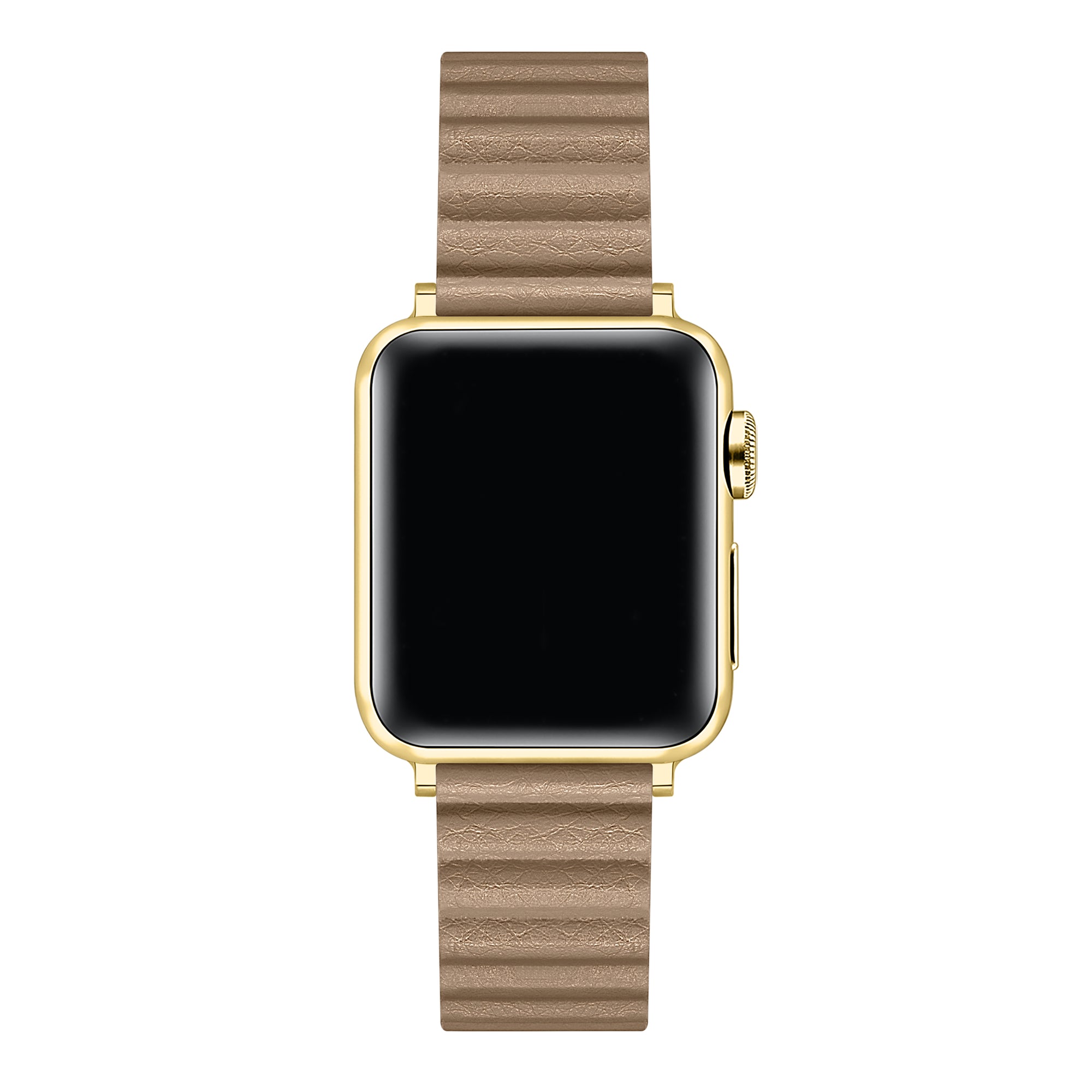 Dakota Magnetic Tan Leather Band for Apple Watch® by Posh Tech