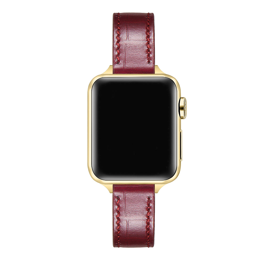Carmen Skinny Croc Leather Band for Apple Watch