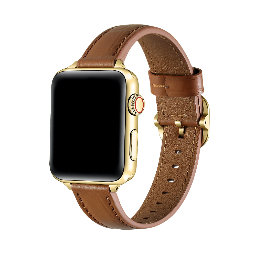 Carmen Skinny Croc Leather Band for Apple Watch
