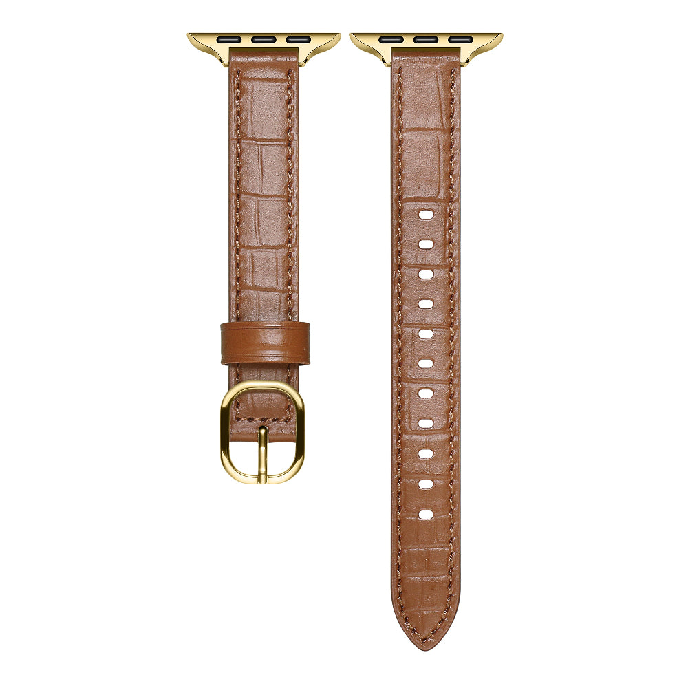 Carmen Skinny Croc Leather Band for Apple Watch