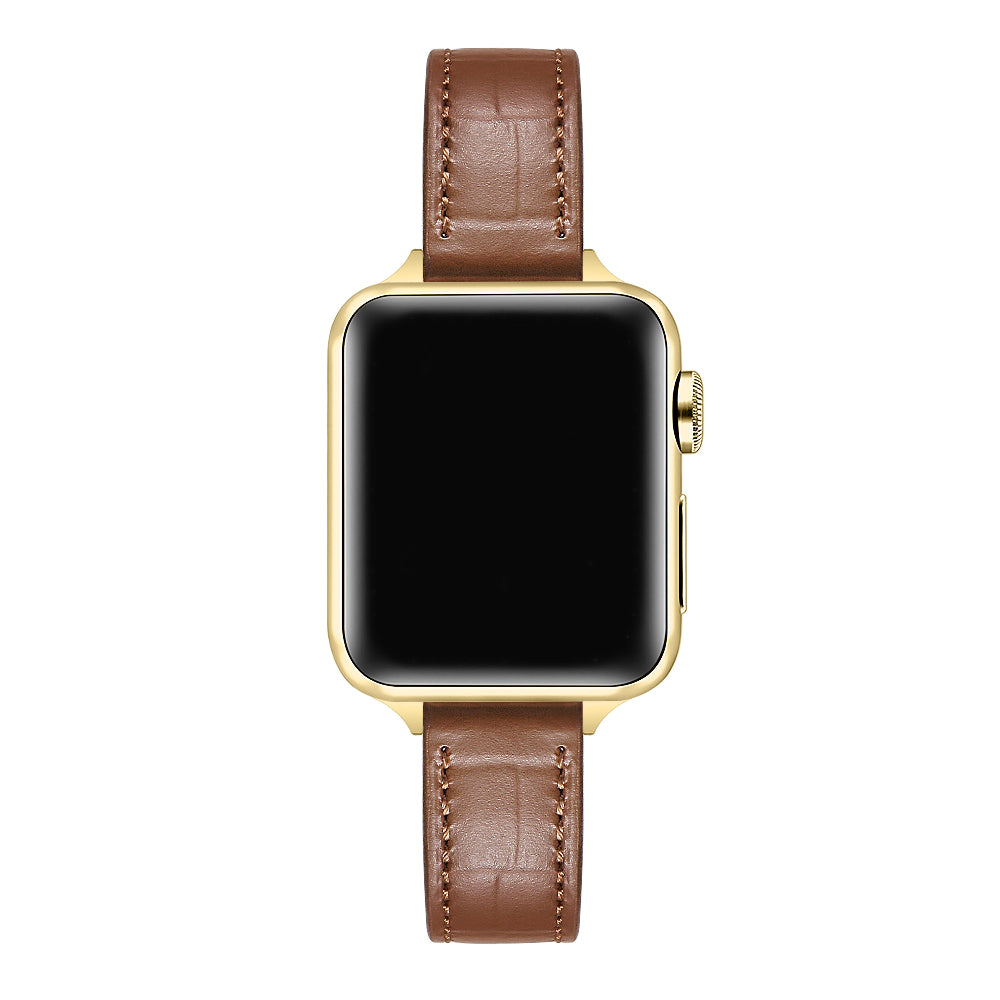 Carmen Skinny Croc Leather Band for Apple Watch