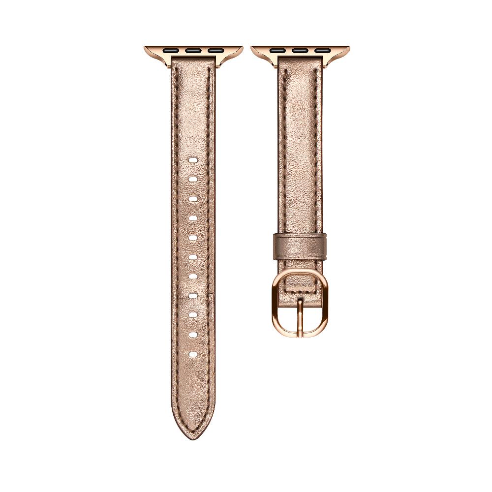 Carmen Metallic Leather Apple Watch® Band - Chic & Stylish
