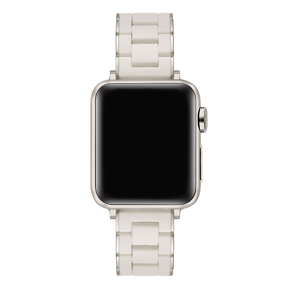 Sporty Apple Watch® Band with Metal Accents on Wrist 