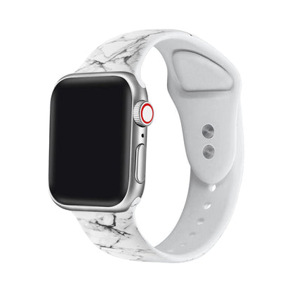 Abstract Printed Silicon With Pins for Apple Watch