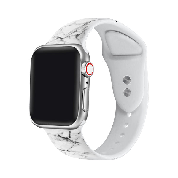 Printed Silicone Band for Apple Watch Series 1, 2, 3, 4, 5 Marble