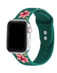 Holiday Printed Silicone Bands for Apple Watch