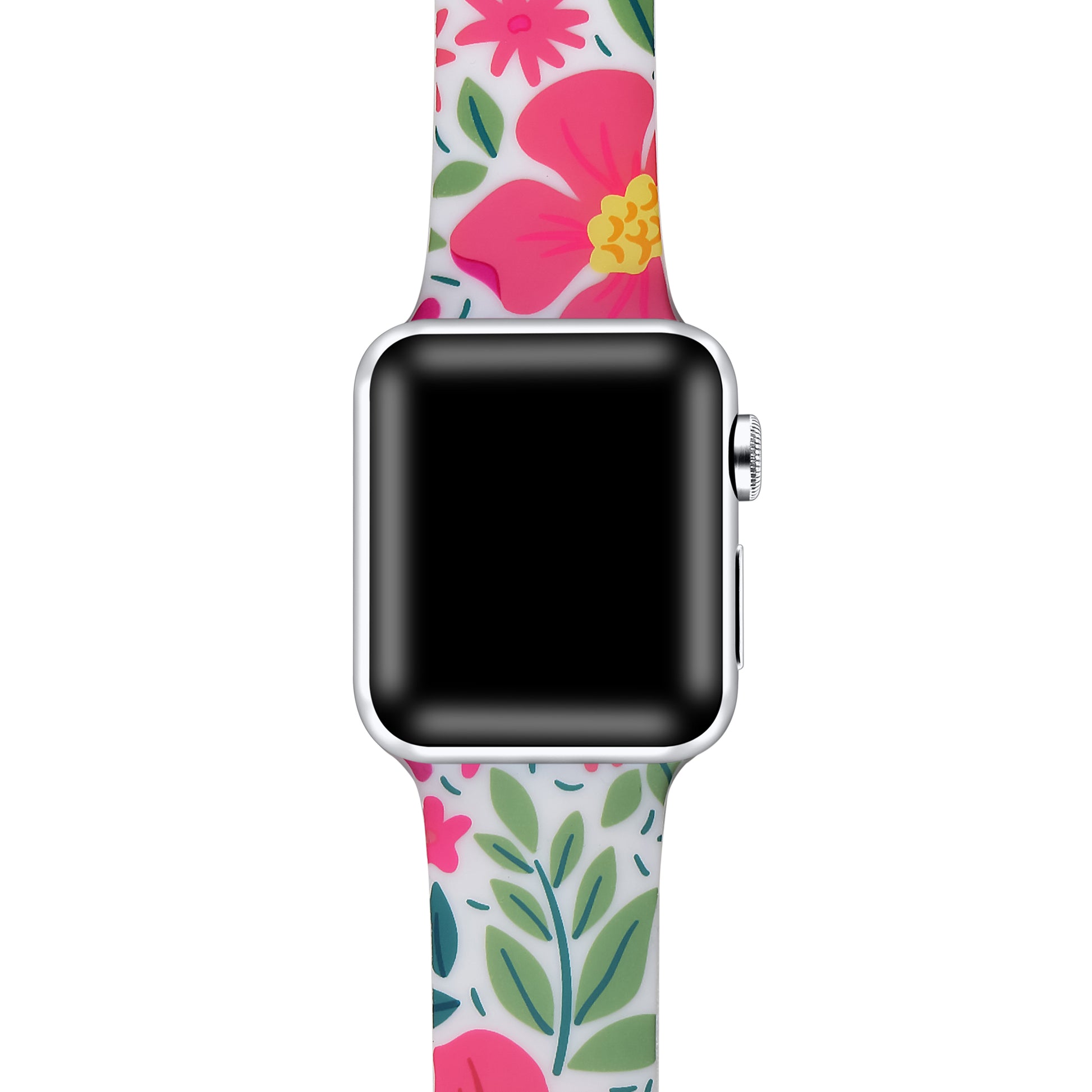 Northwest Pines Etched Silicone Apple Watch Band