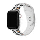 Animal Print Silicone Band with Pins for Apple Watch
