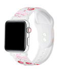 Disco Cherry Silicone Band for Apple Watch® + Smartwatch by Posh Tech