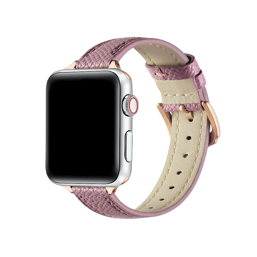 Cleo Pink Leather Apple Watch® Band by Posh Tech 