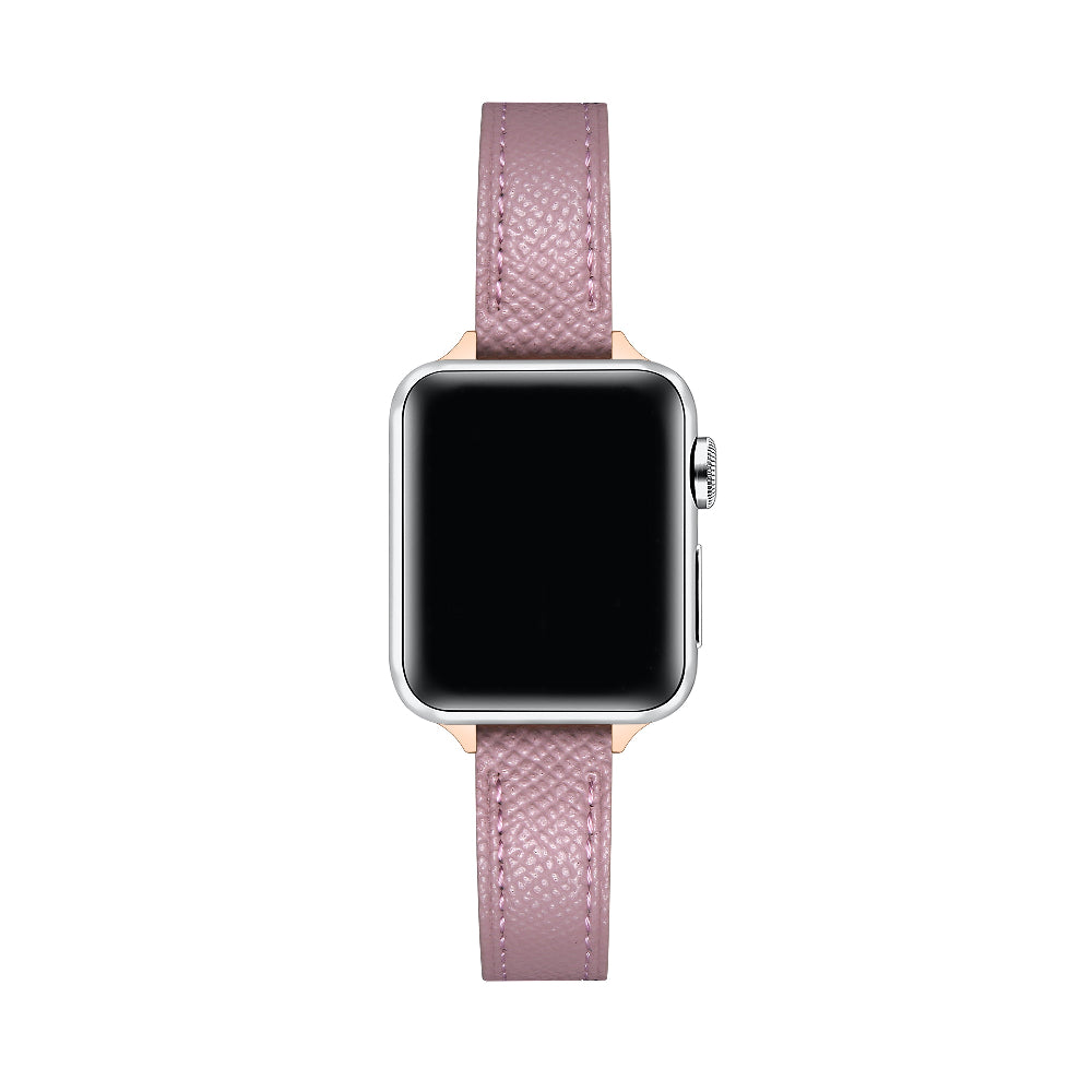 Pink Skinny Leather Apple Watch® Band by Posh Tech 