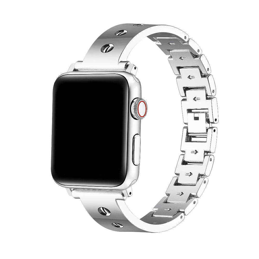 Quinn Silver Bangle Band for Apple Watch® by Posh Tech